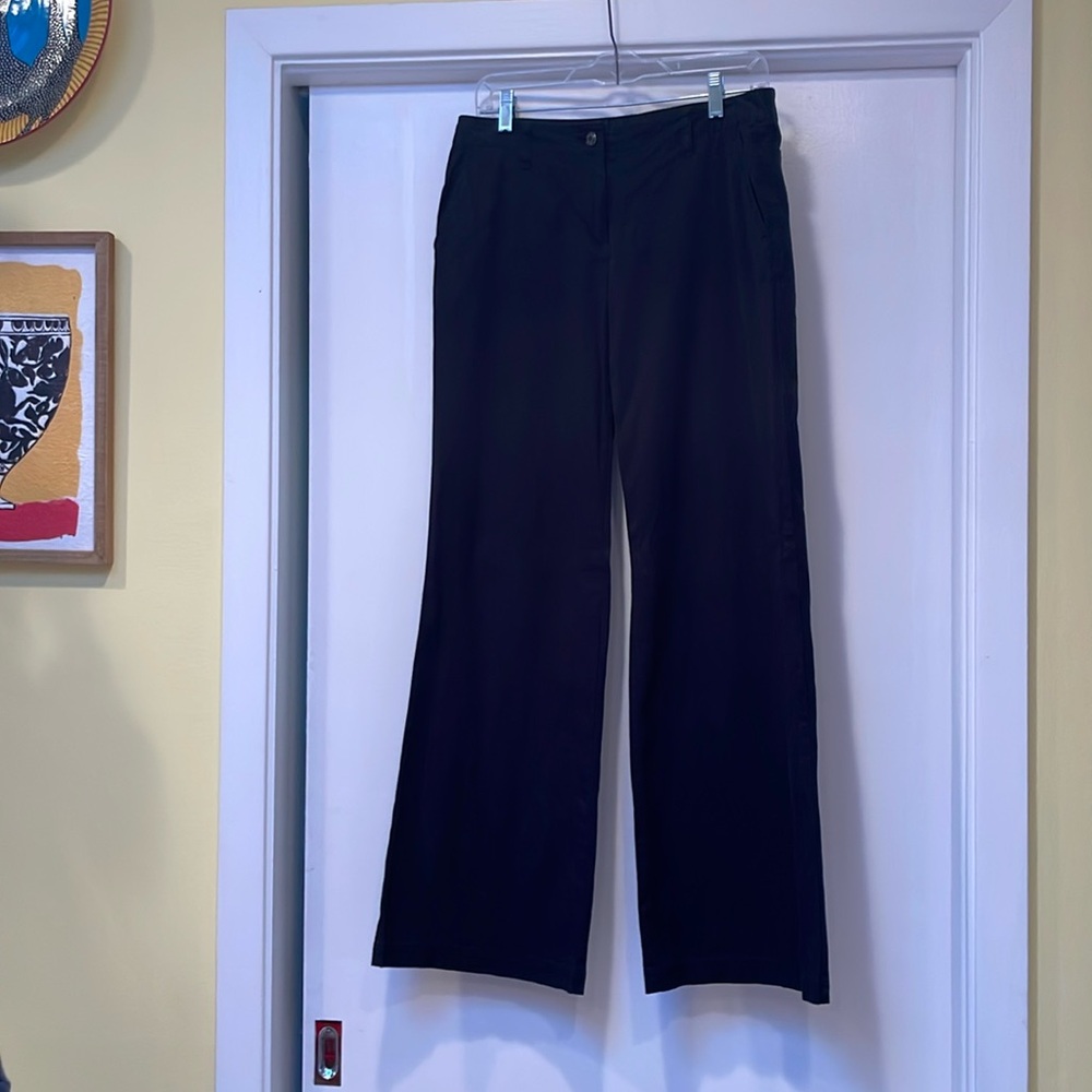 Talbots wide leg chinos